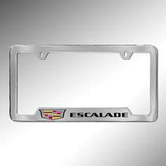 Escalade ESV License Plate Holder Cadillac Crest With Escalade