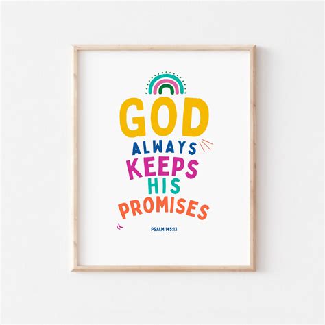 Kids Bible Verse Scripture Poster Wall Art Church Sunday Etsy Australia