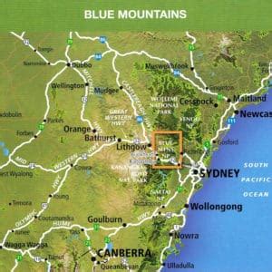 Blue Mountains North and South Outdoor Recreation Guide Map Pack - SV Maps - Green Trails Australia