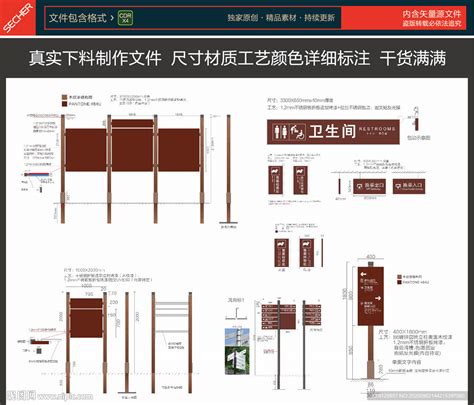 景区标识导视设计图其他广告设计设计图库昵图网