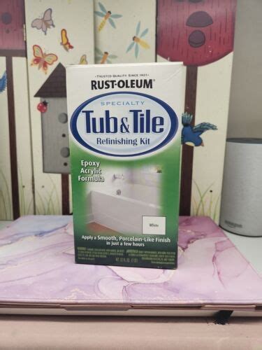 Rust Oleum Qt White Tub And Tile Refinishing Kit Ebay