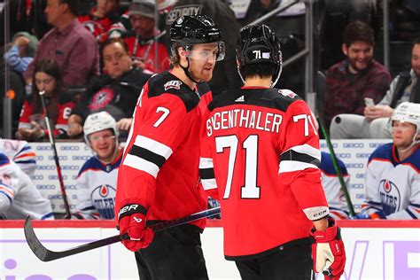 jersey devils   defensemen anchoring  scorching