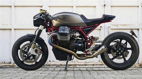 Blacktrack Motors Creates Modern Café Racer From Moto Guzzi Griso