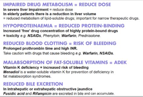 Prescribing In Hepatic And Renal Impairment Flashcards Quizlet