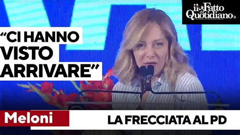 Europee La Frecciata Di Meloni A Schlein Ci Hanno Visto Arrivare