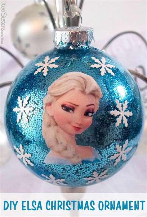 DIY Frozen Christmas Ornaments | Frozen christmas ornaments, Frozen christmas, Frozen christmas tree