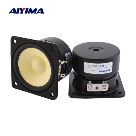 Aiyima 3 Polegada Alto Falante Gama Completa 4 8 Ohm 15w Unidades De