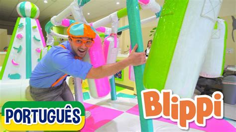 Blippi Português Blippi Visita um Playground Coberto Giggle Jungle