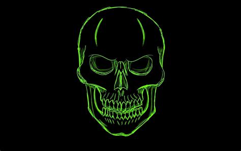 Neon Green Skull Wallpapers - Top Free Neon Green Skull Backgrounds ...