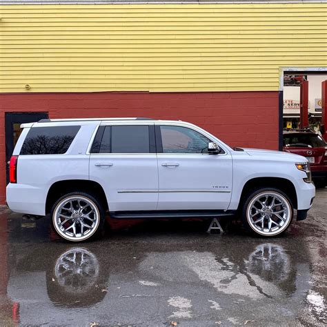 Chrome Custom Vogue White Gold Sidewalls Chevytahoe