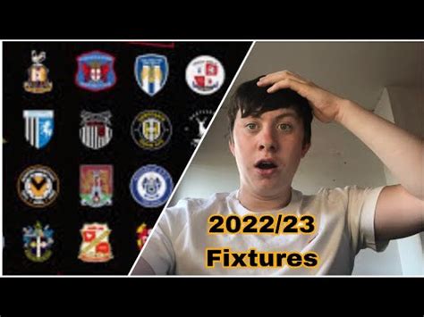 2022 23 EFL SKY BET LEAGUE TWO FIXTURES LIVE YouTube