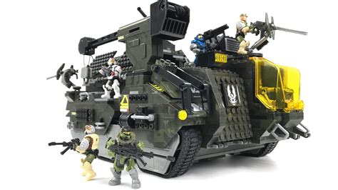 Halo Mega Bloks UNSC Elephant Troop Carrier 97381 Speed Build YouTube