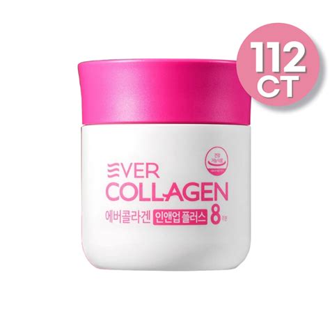 112 Ct Ever Collagen In And Up Plus Low Molecular Collagen Peptides