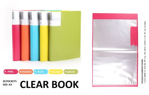 Display Book Clear Book Folded In Half Certificate Folder Document File