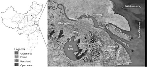 Location of Yangtze River Delta | Download Scientific Diagram