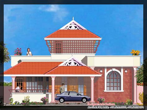 Traditional Kerala House Elevations