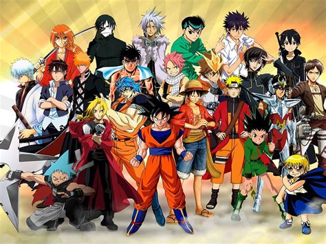 Anime Characters All Anime Together Hd Wallpaper Pxfuel