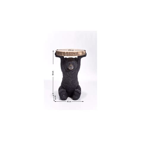 Side Table Animal Bear Ø33cm Kare Kare B2b