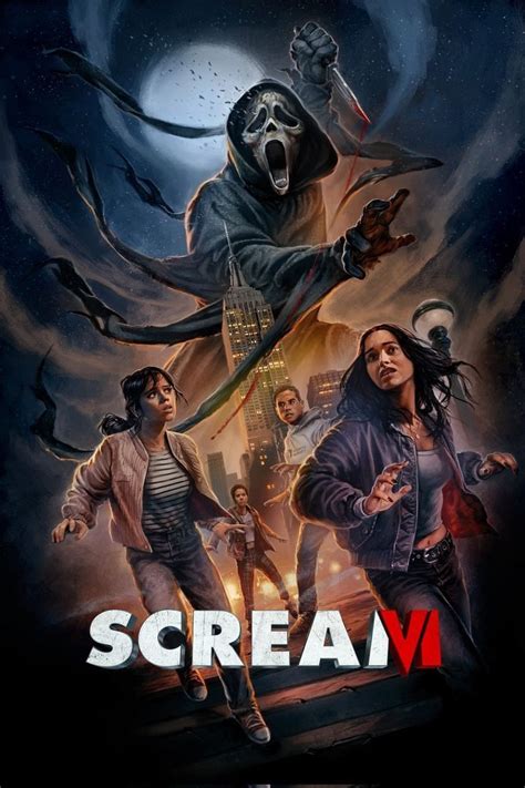 Scream Ghostface Halloween Horror Creepy Scary Art Room Poster Lock ...