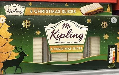 Mr Kipling 6 Christmas Slices ( uk only ) | Mr kipling, Christmas food ...