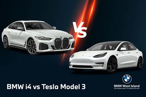 BMW i4 vs Tesla model 3: differences & specs | BMW West-Island