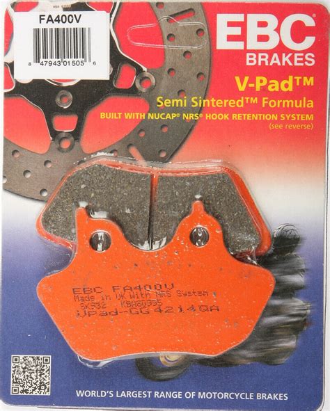 Ebc Semi Sintered V Brake Pads Fa V Ebay