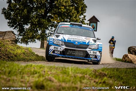 Březík Adam Krajča Ondřej Škoda Fabia R5 Barum Czech Rally Zlín 2021