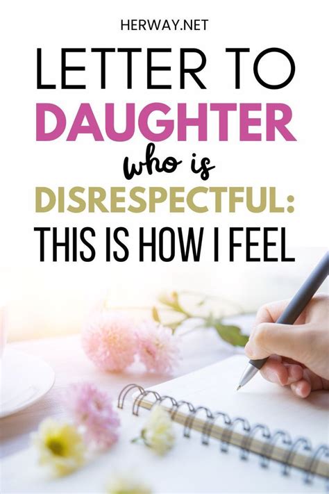 Telling Your Daughter How You Feel Through A Letter Artofit