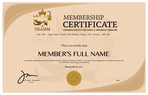 Life Membership Certificate Templates - Sarseh.com