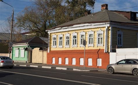 Kolomna Rusia Septiembre La Antigua Casa Rusa De Madera Foto