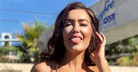 Playboy Model Risks Wardrobe Malfunction In World S Smallest Bikini Daily Star