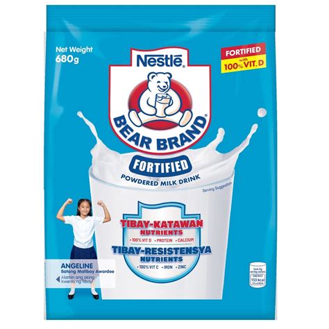 Bear Brand Fortified Powdered Milk Drink 680g Shopee Philippines