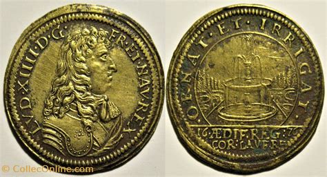 Louis Xiv 1676 Louvre Jeton De Nuremberg Coins Exonumia