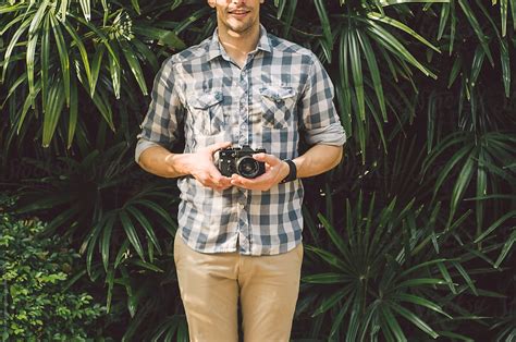 "Man Holding A Vintage Camera." by Stocksy Contributor "Jovo Jovanovic ...