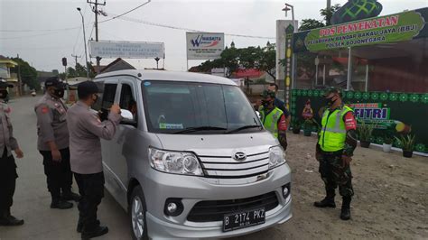 Hari Pertama Larangan Mudik Dua Kendaraan Dicurigai Mudik Lewat Bbj