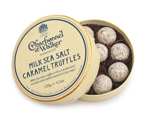 Milk Sea Salt Caramel Chocolate Truffles - Charbonnel et Walker UK