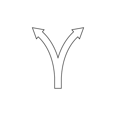 fork in the road logo 14717961 Vector Art at Vecteezy