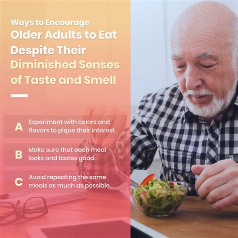 Ways To Encourage Older Adults To Eat Despite Their Diminished Senses