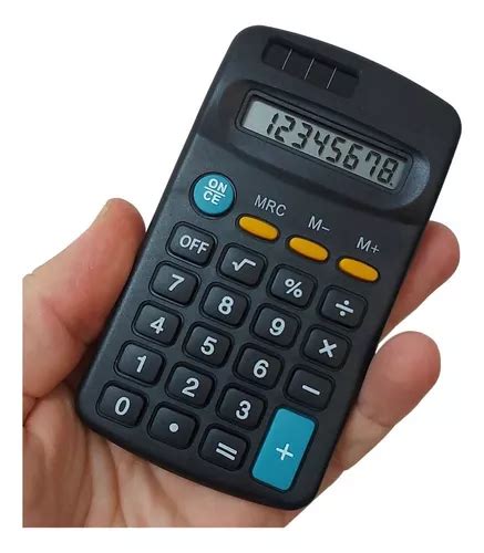 Calculadora Pequena De Bolso Visor Grande 8 Dígitos MercadoLivre