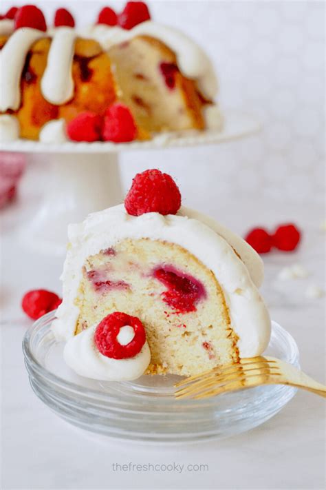 Best White Chocolate Raspberry Bundt Cake The Fresh Cooky