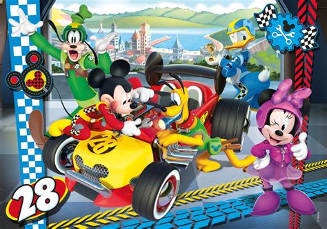 Disney Mickey and the Roadster Racers 30 peças Supercolor Puzzle