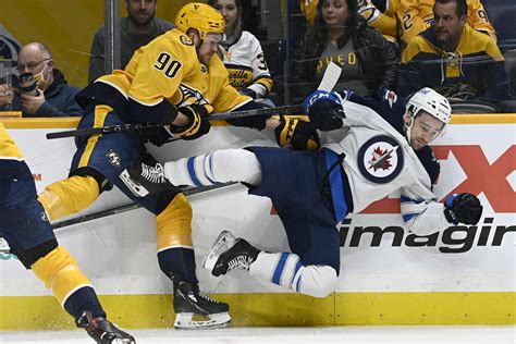 Wheeler S Goals Assists Lead Jets Over Predators Ap News