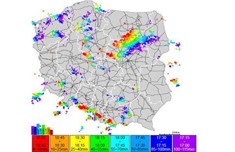 Mapa Burzowa Polski Mapa