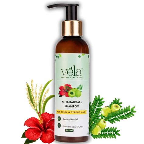 Buy Velas Anti Hair Fall Shampoo With Amla Hibiscus And Bhringraj Rice And Wheat Protein