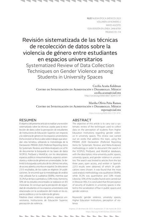 PDF Revisión sistematizada de las técnicas de recolección de datos