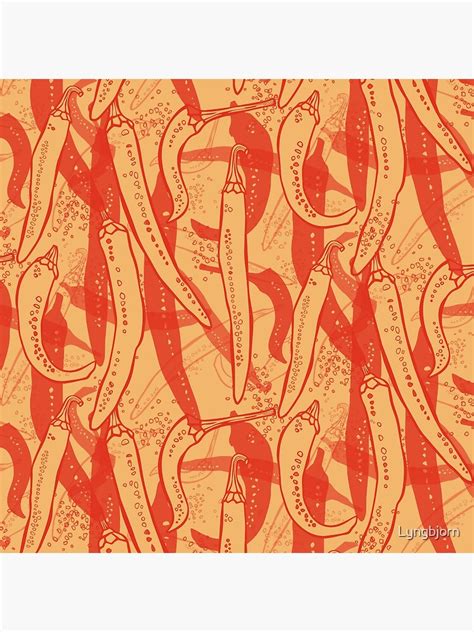 Red Hot Chili Pepper Poster By Lyngbjorn Redbubble