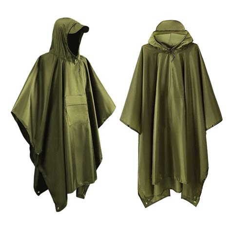 Military Rain Poncho