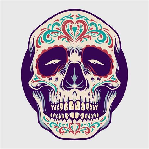 Calavera Mexicana Ilustracion