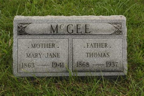 Thomas Mcgee Monumento Find A Grave