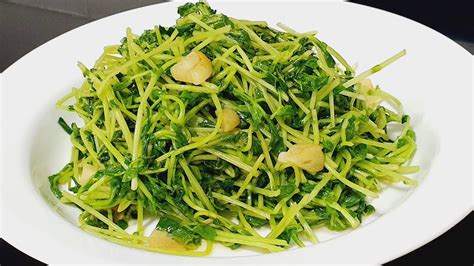 How To Cook Easy Stir Fry Snow Pea Sprouts Stir Fried Snow Pea